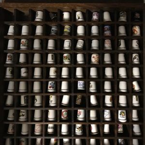 Vintage antique thimble collection